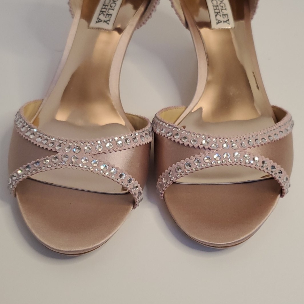 Badgley Mischka jeweled Gillian heels size 7.5 - Picture 5 of 15